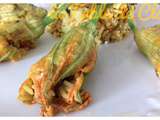 Fleurs de courgettes farcies