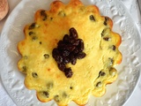 Gâteau à la brousse au citron et aux raisins secs