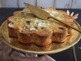 Gâteau   façon banana bread   aux cerises