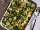 Gratin de morue aux poireaux et pommes de terre