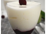 Mousse de fromage blanc 0 % compotée de cerises