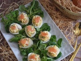 Oeufs mimosa au saumon fumé
