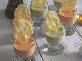 Panna Cotta au parmesan coloré