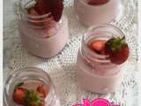 Panna cotta aux fraises