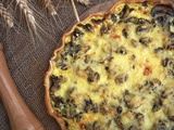 Quiche aux 2 champignons