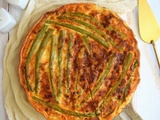 Quiche aux asperges et au chorizo
