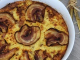 Quiche sans pâte à la ventrèche roulée