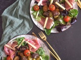 Salade Basque gésiers et jambon de Bayonne