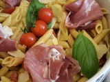 Salade de pâtes protéinées aux saveurs italiennes