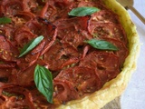 Tarte aux tomates et au pesto