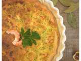 Tarte crevettes curry