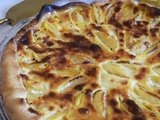 Tarte gourmande aux brugnons jaunes