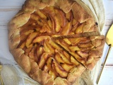 Tarte rustique aux nectarines