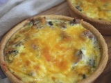Tartelettes au thon et aux champignons
