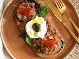 Tartine estivale au thon