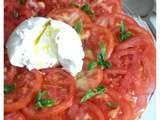 Tomates Burrata basilic   Salade Caprese  