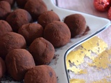 Truffes au chocolat et caramel beurre salé