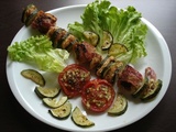 Brochettes de poulet et champignons Cajun savoureux