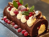 Bûche de Noël Chocolat-Framboises : Délice Légère à Tester