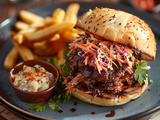 Burger au pulled pork : Recette savoureuse et facile à réaliser