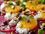 Carpaccio Betterave Chèvre : Recette Savoureuse et Facile à Préparer