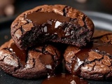 Cookies Brownie Coulants Chocolat