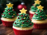 Créez des Moments Magiques : Recette Époustouflante de Cupcakes de Noël Festifs Maison