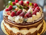 Créez une Explosion de Saveurs avec Notre Recette Divine de Gâteau Italien Chocolat & Fruits Rouges