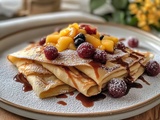 Crêpes Fruitées Légères : Recette Facile et Savoureuse
