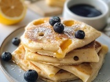 Crêpes Yaourt Myrtilles : Recette Facile et Savoureuse