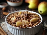 Crumble Poire-Chocolat : Recette Facile et Délicieuse