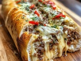 Découvrez Comment Réaliser un Savoureux Stromboli de Philly Cheesesteak : La Recette Inratable