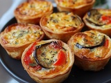 Découvrez l’Art de Cuisiner des Mini-Quiches Savoureuses aux Poivrons et Aubergines – Recette Facile et Divine