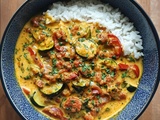 Découvrez l’Explosion de Saveurs: Curry de Courgettes au Chorizo et Lait de Coco – Un Dîner Exotique en 30 Minutes