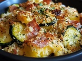 Découvrez la Recette Exquise: Gratin de Courgettes, Jambon et Riz – Un Délice Prêt en Seulement 45 Minutes