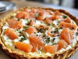 Découvrez la Recette Incontournable de Quiche au Saumon Fumé et Boursin : Un Régal Savoureux Prêt en 55 Minutes