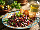 Délicieuse : Salade Haricot Rouge Végétarienne Simple et Équilibrée