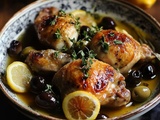 Délicieux Poulet au Citron Confits et Olives : Recette Savoureuse