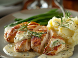 Escalope de dinde à la crème : Recette facile et savoureuse