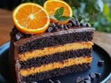 Facile de Cake Orange-Chocolat Noir