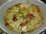 Facile : Tartiflette de courgettes au munster savoureux