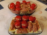 Facile : Tomates et courgettes farcies savoureuses en 12 étapes
