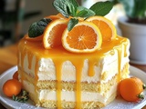 Gâteau Orange Crémeux : Recette Facile et Savoureuse