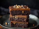 Irresistible de Brownie Chocolat Caramel au Beurre Salé pour les Amoureux de Gourmandise