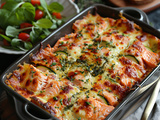 Lasagnes au saumon et courgettes : Recette facile et savoureuse