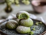 Matcha Mochi Cookies