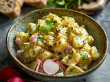Salade de pommes de terre à la moutarde : Recette facile et savoureuse