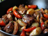 Sauté Bœuf Poivrons Oignons: Recette Délicieuse