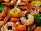 Sauté Crevettes Légumes : Recette Facile et Savoureuse