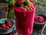 Smoothie fruits rouges facile et savoureuse pour l’été